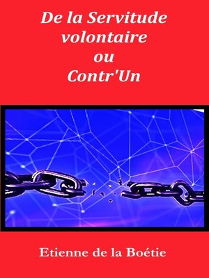 cover image of De la Servitude volontaire